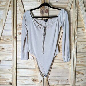 Large, Cream, Pretty Little Thing Bodysuit